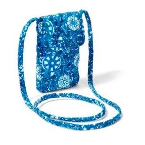 Zinnia Floral Print Quilted Crossbody Bag - RHODE x Target Blue/Light Blue